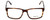 Front View of Big&Tall Designer Blue Light Block Glasses 14 Demi Tortoise Brown Acetate 58mm