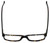 Top View of Big&Tall Designer Blue Light Blocking Glasses 3 in Dark Tortoise Acetate 60mm