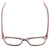 Top View of Vivid Designer Blue Light Blocking Glasses Vivid-878 Tortiose-Pink 51mm Square