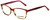 Profile View of Marie Claire Designer Blue Light Blocking Glasses MC6232-PBR Purple Brown 53mm
