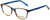 Profile View of Marie Claire Designer Blue Light Blocking Glasses MC6245-IST Indigo Stripe 52mm