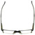 Top View of M Readers Designer Blue Light Blocking Glasses 104-SGNGT Black Olive Fade 53mm