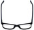Top View of Metro Designer Blue Light Glasses Metro-35-Black-Navy in Matte Black Navy 53mm