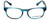 Front View of Lucky Brand Designer Blue Light Blocking Glasses Dynamo-Aqua in Aqua 45mm Oval