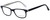 Profile View of Ernest Hemingway Designer Blue Light Blocking Glasses H4617 in Black-Clear 52mm