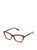 Profile View of Tod's Designer Blue Light Block Glasses TO5128-052 in Tortoise 52mm Cateye 52mm