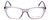 Front View of Vivid Designer Progressive Blue Light Glasses 886 Cateye Shiny Light Purple 53mm