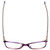 Top View of Vivid Designer Progressive Blue Light Glasses 893 Marble Purple/Lavender 52 mm
