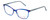 Profile View of Vivid Designer Progressive Blue Light Glasses 893 Marble Bl/Purple Ladies 52mm