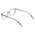 Close Up View of Vivid Designer Progressive Blue Light Glasses 912 Crystal Bl/Clear Ladies 51mm