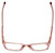 Top View of Vivid Designer Progressive Blue Light Glasses 912 Rose Pink Clear Ladies 51 mmm