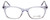 Front View of Vivid Designer Progressive Blue Light Glasses 912 in Glossy Crystal Clear 51 mm