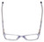 Top View of Vivid Designer Progressive Blue Light Glasses 912 in Glossy Crystal Clear 51 mm