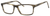 Profile View of Esquire Progressive Lens Blue Light Glasses EQ1527 in Moss/Brown-53mm Mens 53mm