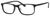Front View of Esquire EQ1531 Mens Progressive Lens Blue Light Glasses in Matte Black 55 mm