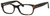 Profile View of Hemingway H4670 Progressive Lens Blue Light Glasses Matte Black 50 mm Rectangle