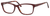 Profile View of Hemingway H4675 Progressive Lens Blue Light Glasses in Burgundy/Tortoise 52 mm