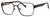 Profile View of Ernest Hemingway H4814 Metal Progressive Lens Blue Light Glasses in Black 53 mm