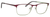 Front View of Ernest Hemingway H4818 Progressive Lens Blue Light Glasses Burgundy/Lime 54 mm