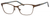 Profile View of Ernest Hemingway H4822 Womens Progressive Lens Blue Light Glasses in Brown 52 mm