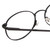 Reptile Designer Progressive Lens Blue Light Glasses Komodo in Matte Black Oval