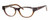 Profile View of Ernest Hemingway Designer Progressive Lens Blue Light Glasses 4654 in Grey Snake