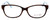 Front View of Calabria Splash SP61 Designer Progressive Lens Blue Light Glasses in Demi-Blue