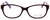 Front View of Calabria Splash SP61 Designer Progressive Lens Blue Light Glasses in Demi-Purple