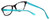 Close Up View of Calabria Viv Designer Progressive Lens Blue Light Glasses 867 Demi-Blue Cateye