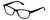 Profile View of Calabria Viv Designer Progressive Blue Light Glasses 867 in Matte-Demi-Black