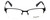 Front View of Esquire Designer Progressive Lens Blue Light Glasses EQ1521 in Satin-Black 53mm