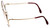 Side View of Rodenstock Designer Progressive Lens Blue Light Glasses 828 in Gold & Red 59mm