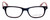 Front View of Ernest Hemingway Progressive Blue Light Glasses H4617 Small Matt-Black-Pink 48mm