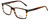 Profile View of Big&Tall Designer Progressive Blue Light Glasses 14 in Demi Tortoise Brown 58mm