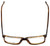 Top View of Big&Tall Designer Progressive Blue Light Glasses 14 in Demi Tortoise Brown 58mm