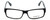 Front View of Big&Tall Designer Progressive Blue Light Glasses 9 in Black Crystal Acetate 60mm