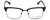 Front View of Calabria Viv Designer Progressive Blue Light Glasses Vivid-257 in Demi Red 52mm