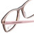 Close Up View of Vivid Designer Progressive Blue Light Glasses Vivid-878 in Tortiose-Pink 51mm