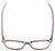 Top View of Vivid Designer Progressive Blue Light Glasses Vivid-878 in Tortiose-Pink 51mm