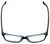 Top View of Ecru Designer Progressive Lens Blue Light Glasses Beck-023 in Black 53mm Cateye