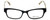 Front View of Ecru Designer Progressive Lens Blue Light Glasses Stefani-028 Ink 50mm Rectangle