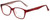 Profile View of Metro Designer Progressive Lens Blue Light Glasses Metro-23-Wine in Wine 47mm