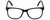 Profile View of Metro Progressive Blue Light Glasses Metro-35-Black-Navy in Matt Black Navy 53mm