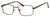Front View of Dale Earnhardt, Jr Designer Blue Light Blocking Glasses 6817 in Satin Brown 53mm