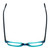 Top View of Ernest Hemingway Designer Blue Light Glasses H4617 (Small) in Teal-Black 48mm