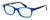 Profile View of Ernest Hemingway Designer Blue Light Glasses H4617 (Small) in Black-Blue 48mm