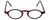 Front View of Calabria 4365 Oval Designer Blue Light Blocking Glasses in Matte Tortoise 42 mm
