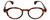 Front View of Calabria Elite Progressive Blue Light Glasses R217 Professor Type 46 mm Tortoise