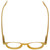 Top View of Calabria Elite Progressive Blue Light Glasses R217 Professor Type 46mm in Yellow