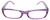 Front View of Calabria Dora Round&Oval Designer Blue Light Block Glasses 50 mm in Grape Purple